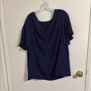 Elegant Navy Women's Top
